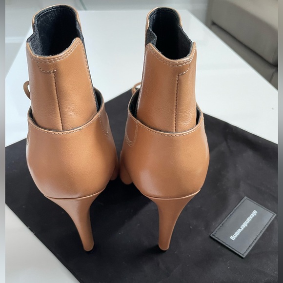 Alexander Wang Pointed Toe Leather Boots - Picture 4 of 4